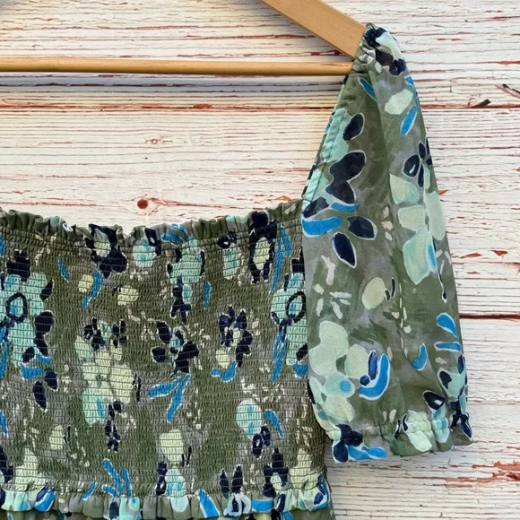 Wilfred Laken Short Sleeve Mini Dress in Sage Frost/Blues Sz M - Picture 10 of 16